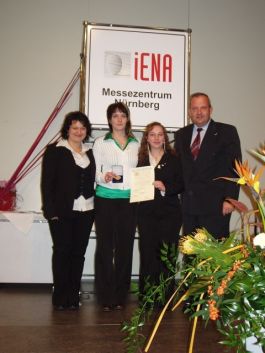 Verleihung Goldmedaille auf der „iENA“ in Nürnberg